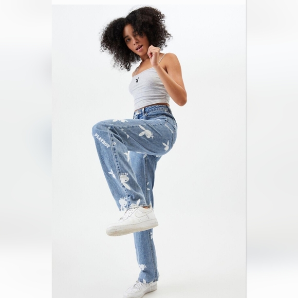 Playboy 90s high rise boyfriend Jeans - Picture 4 of 14